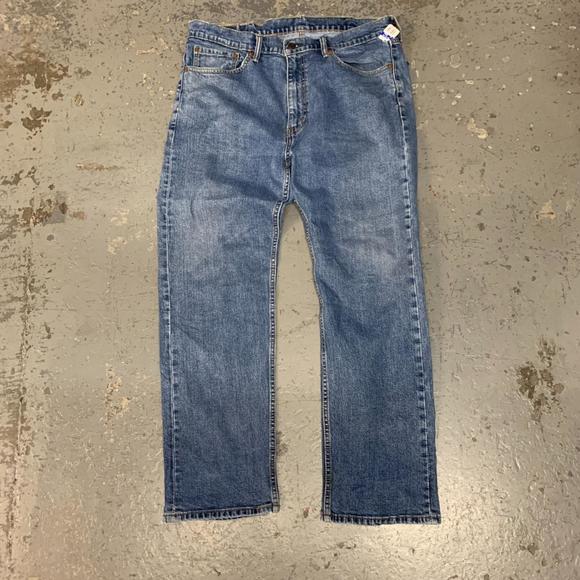 Levi's 505 Jeans Regular Straight Leg Fit W 38" L 29" - Picture 3 of 5